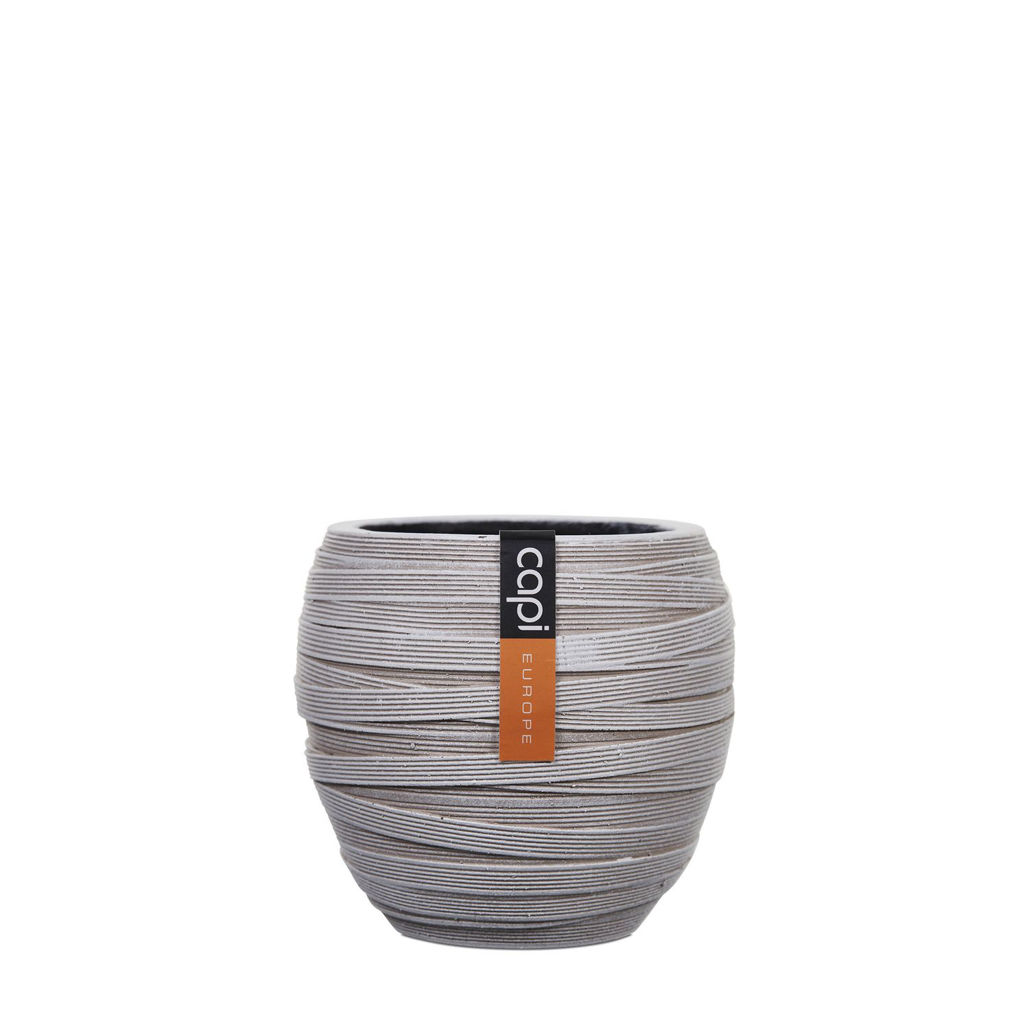 Indoor - Vase Elegant Loop, Color: Ivory, Size: 8cm x 8cm