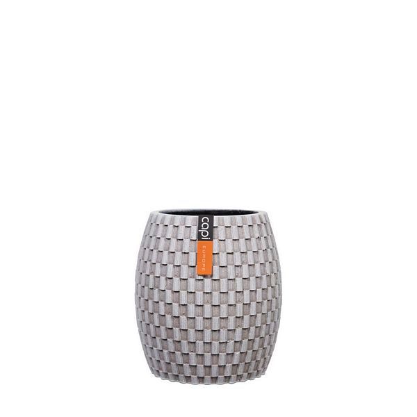 Vase Elegant Wide Wave, Color: Ivory, Size: 10x10x11