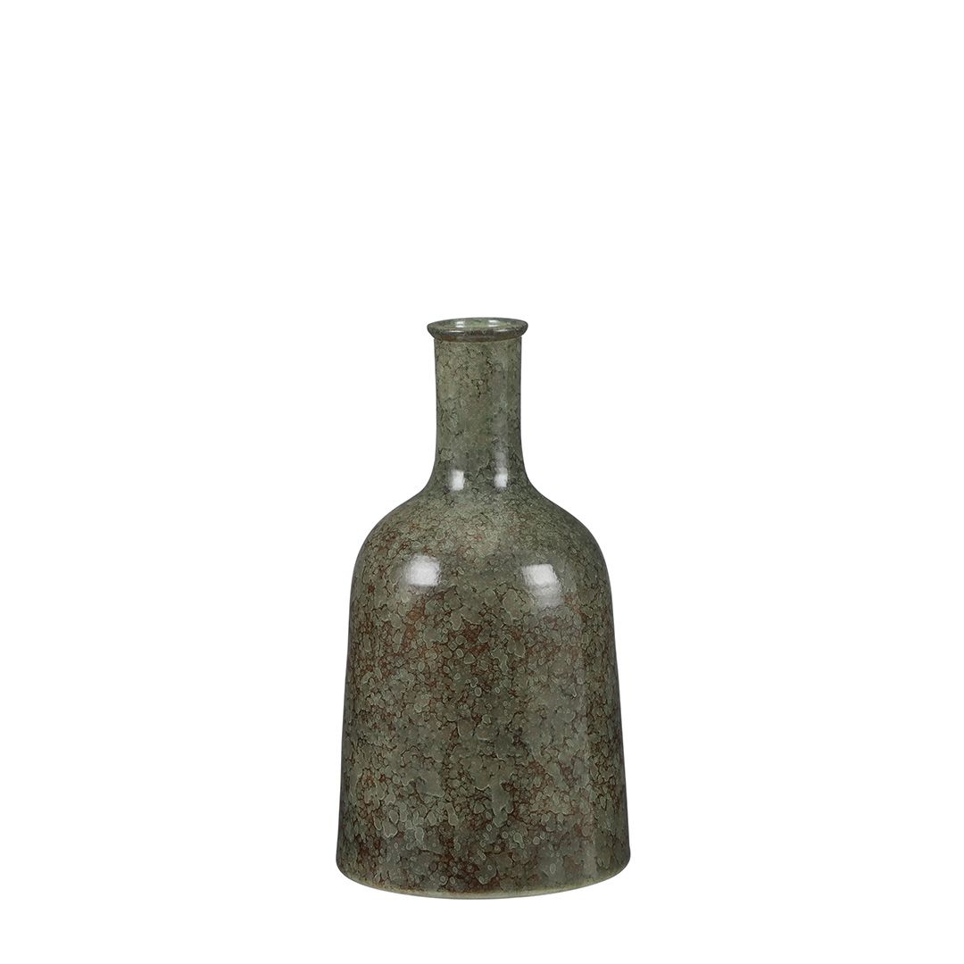 Oliver Bottle Round, Color: Green, Size: h35xd22cm