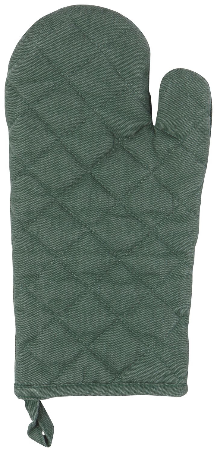 Oven Mitt Stonewash Heirloom, Color: Jade