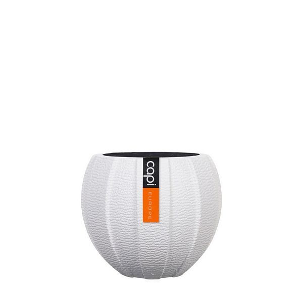 Indoor - Vase Ball Arc, Color: White, Size: 10cm x 9cm