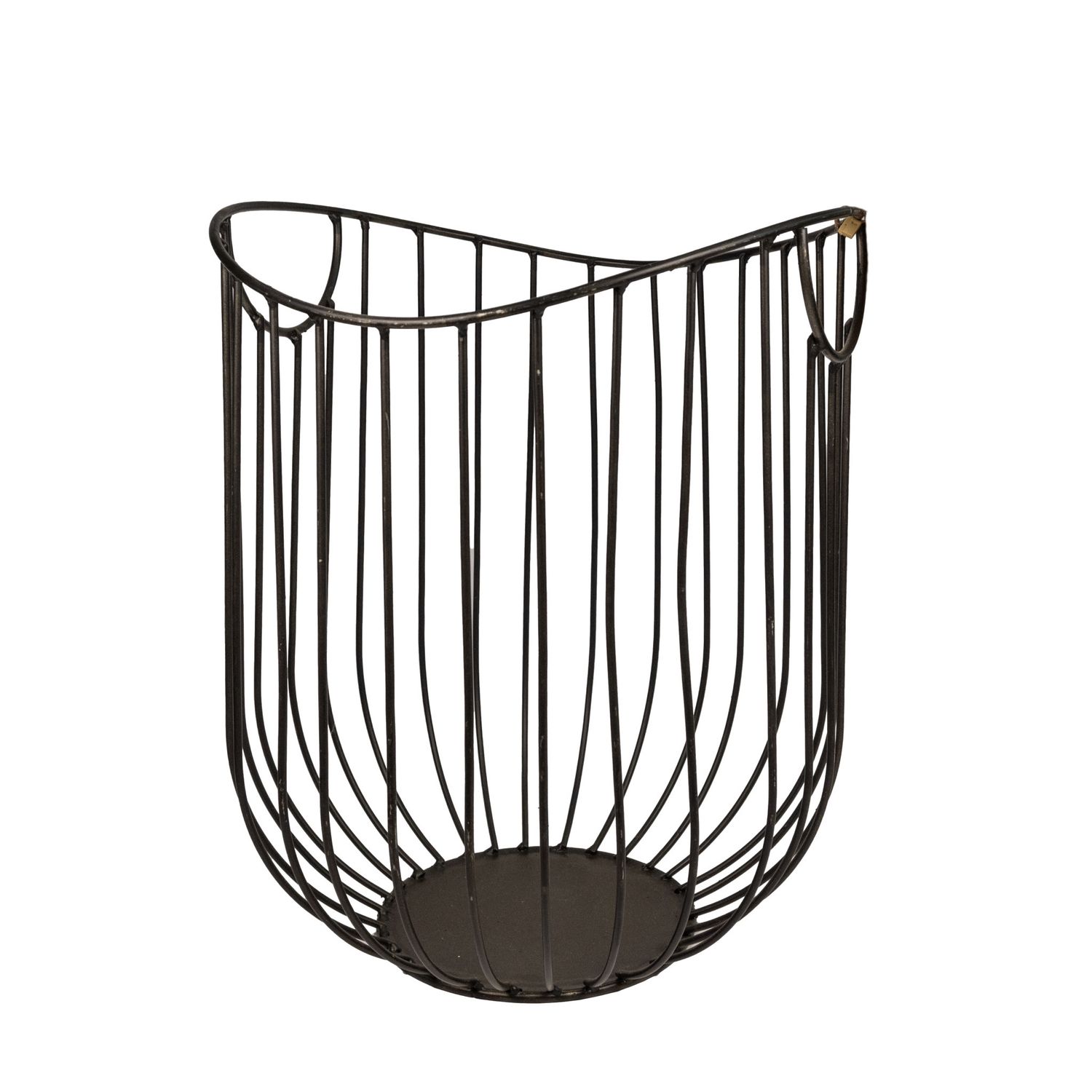 Basket Metal - Wire - Black, Size: 37x35.5x45cm