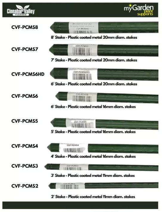 Plasticized Metal Stake