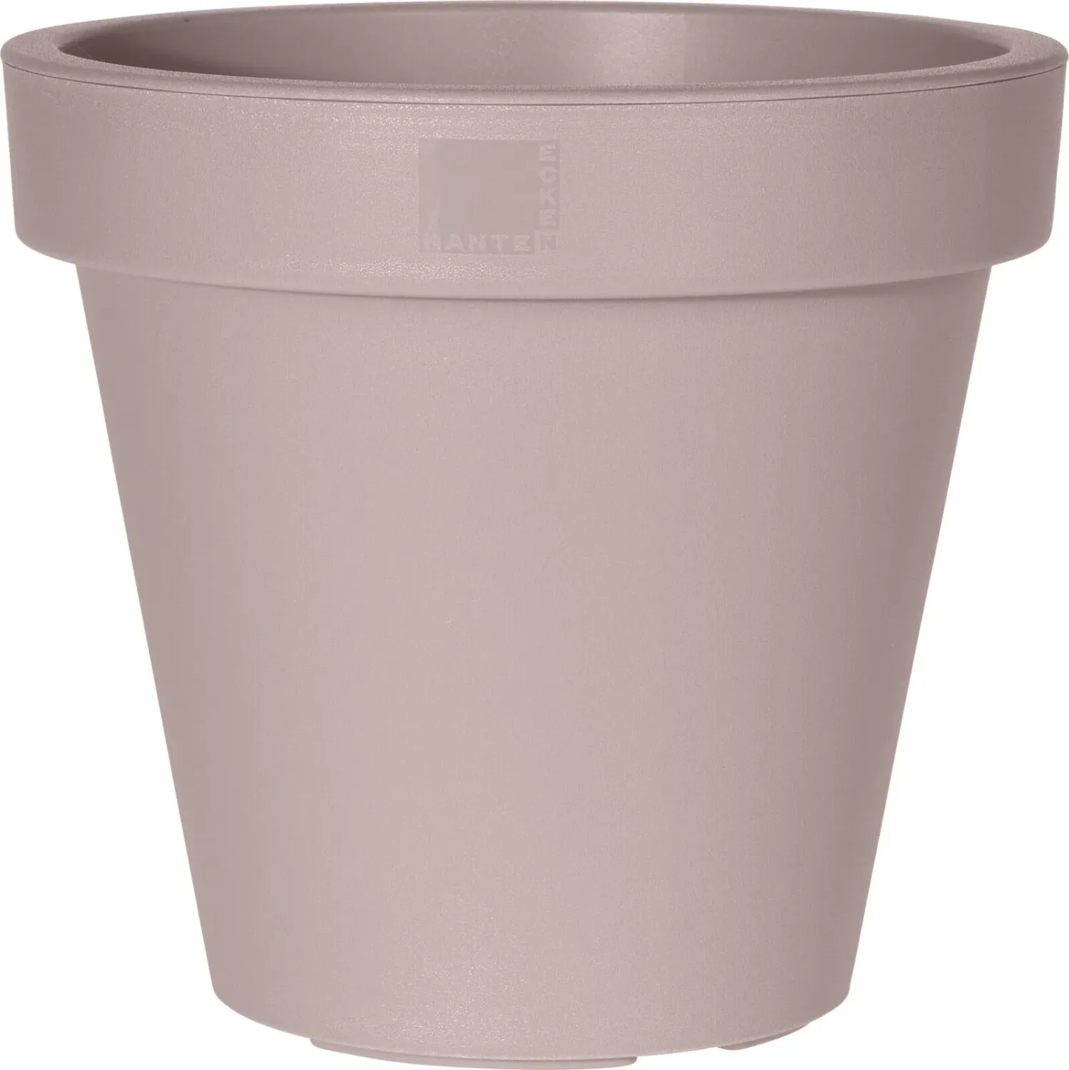 Pot Plastic EK Round, Color: Taupe, Size: 40cm