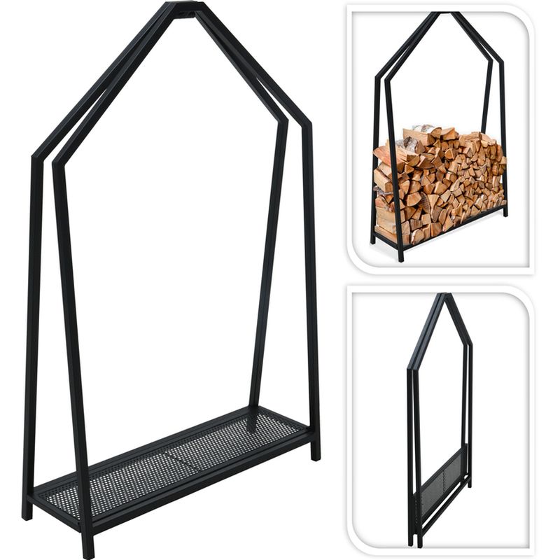 Foldable Fire Wood Standard Black