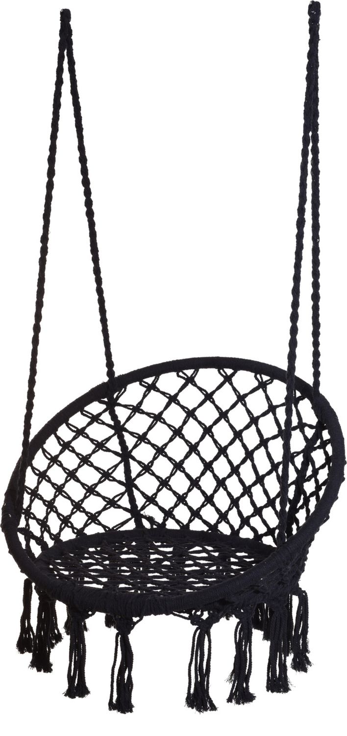 Hanging Chair Round Dia 80Cm, Color: Black