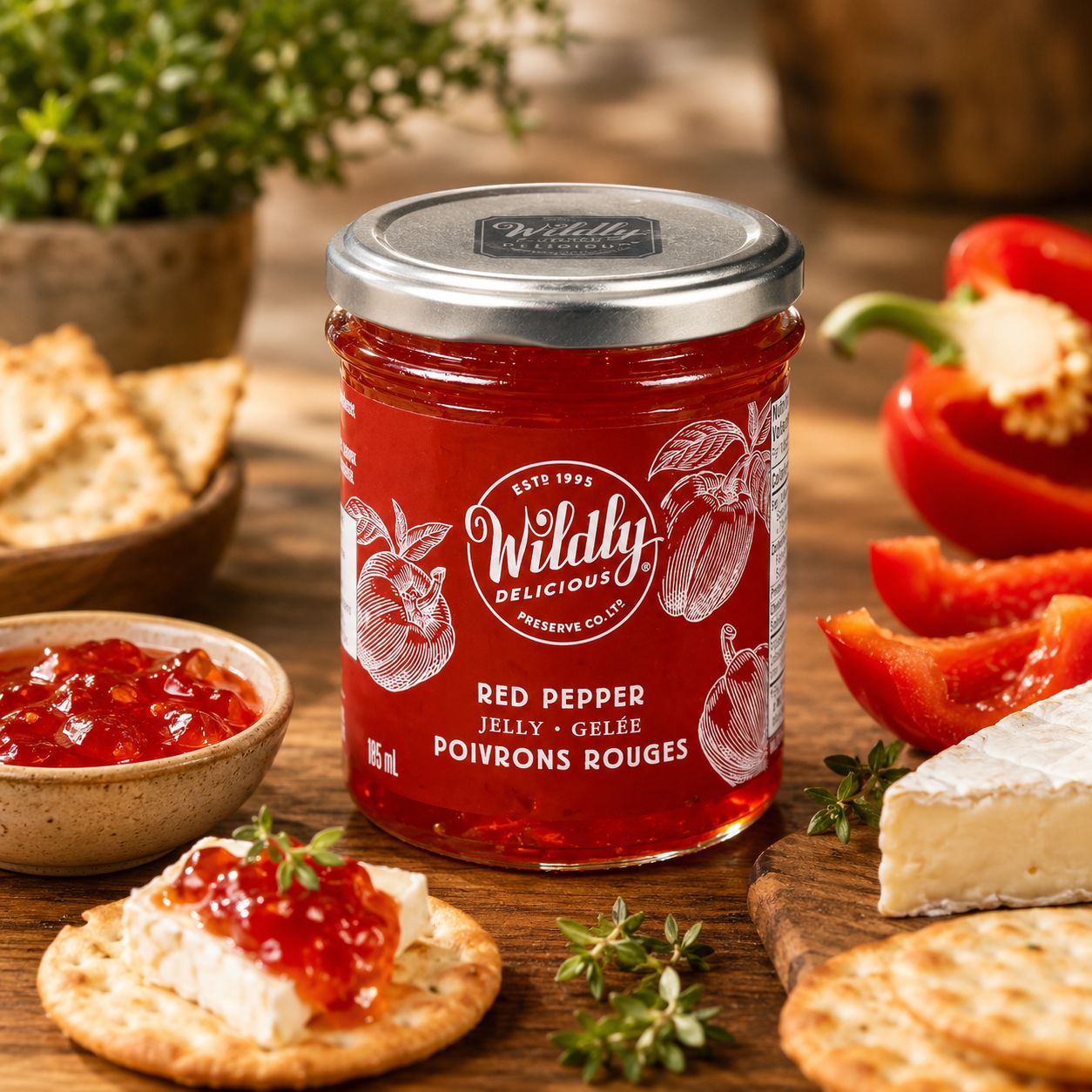 Wildly Delicious Jelly Red Pepper