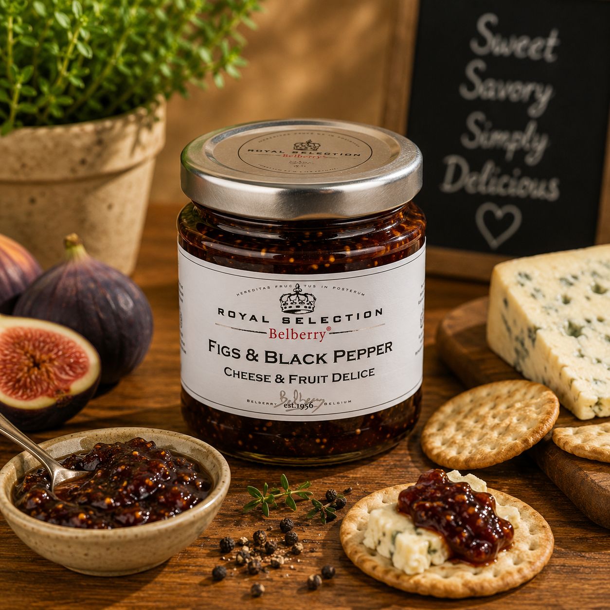 Belberry - Delice Fig &amp; Black Pepper 130g
