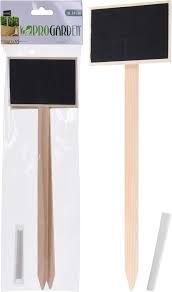 Plant label set 2pcs Wood