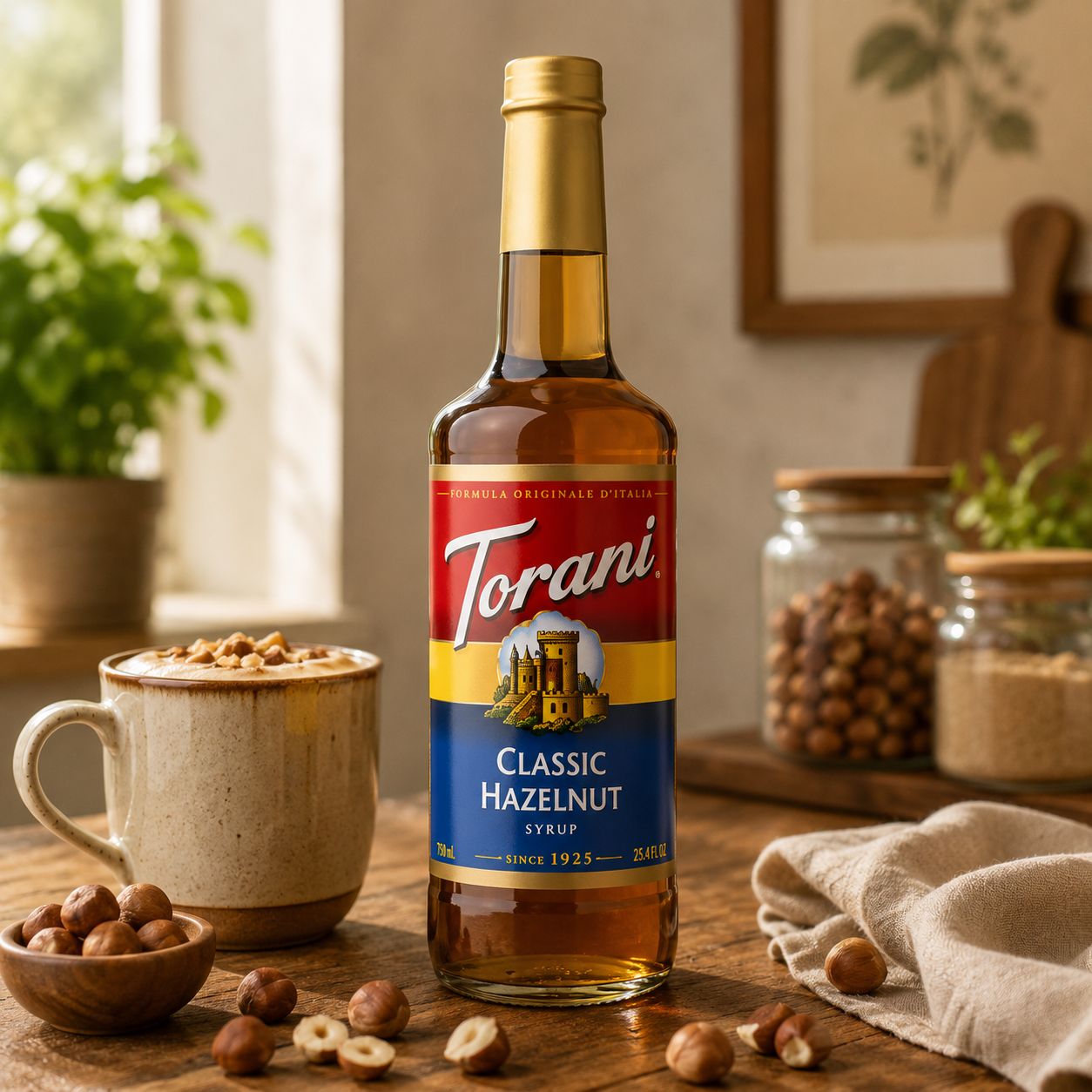 Torani Classic Hazelnut Syrup 750ml