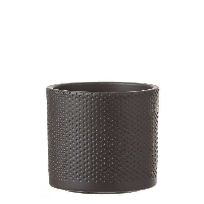 Era Pot - Round Relief h12.5xd13.5cm PDQ Matte 5 Assorted