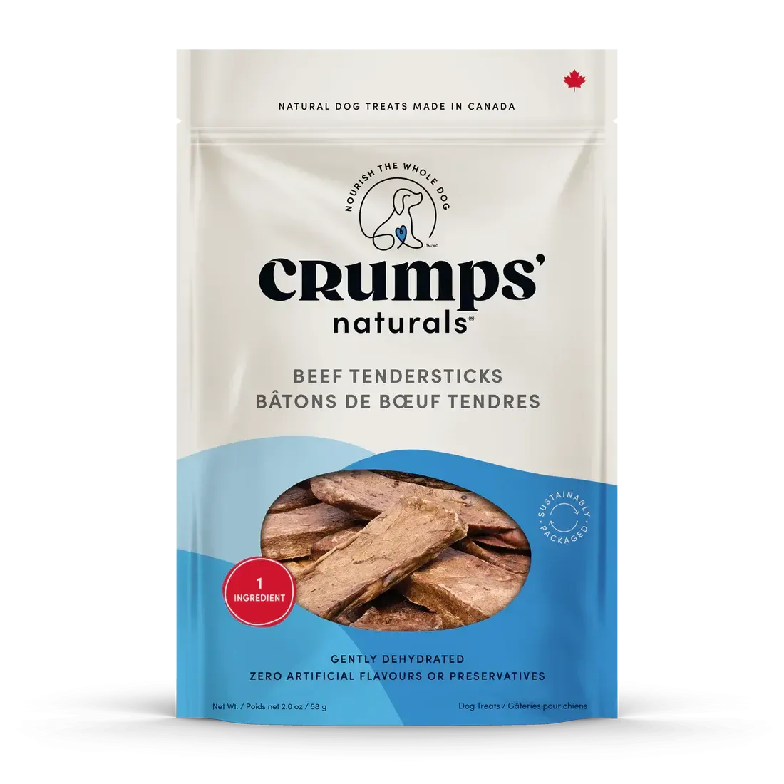 Crumps Naturals Dog Beef Tendersticks 8.8 oz