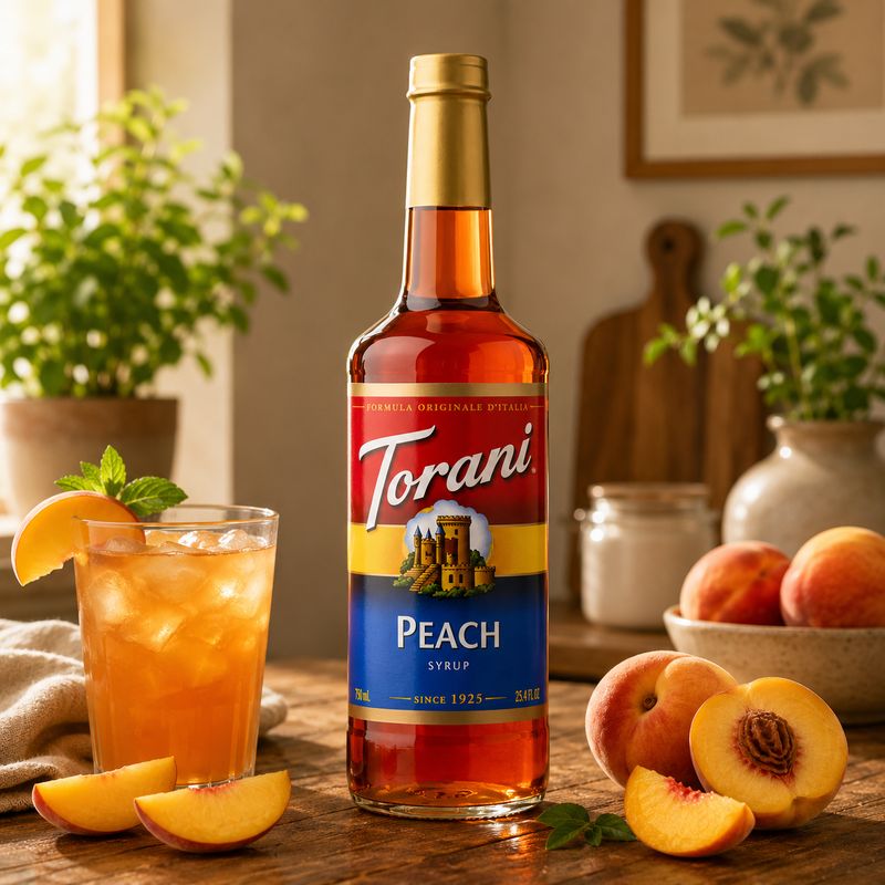 Torani Peach Syrup 750ml