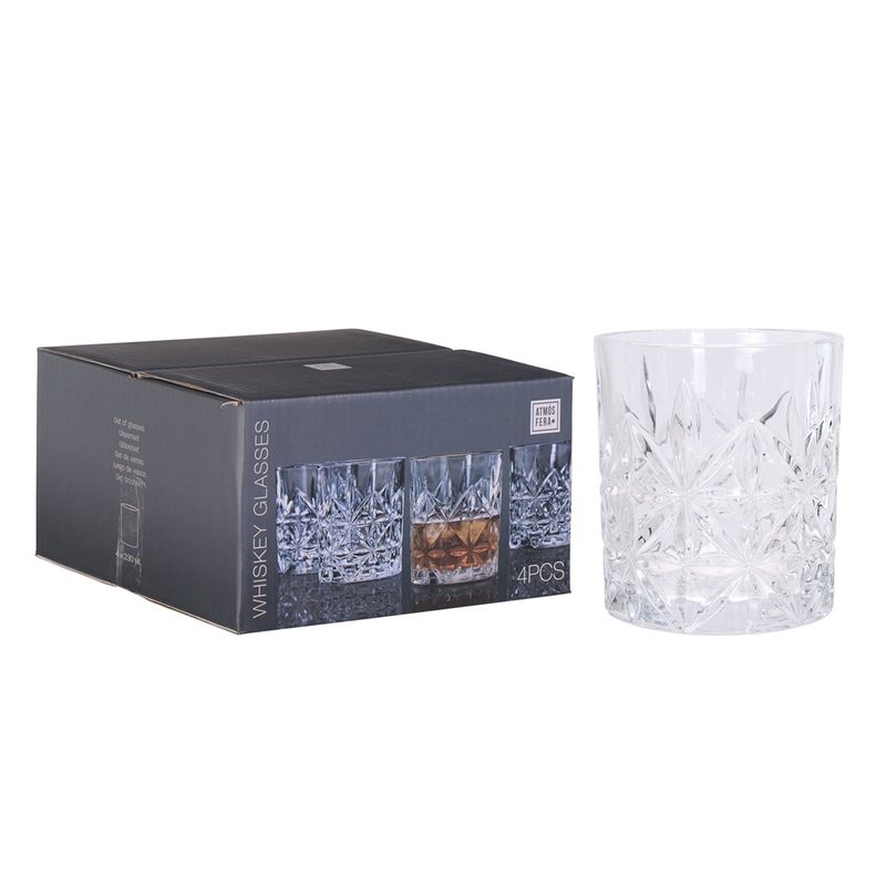 Whiskey Glass set 4pcs
