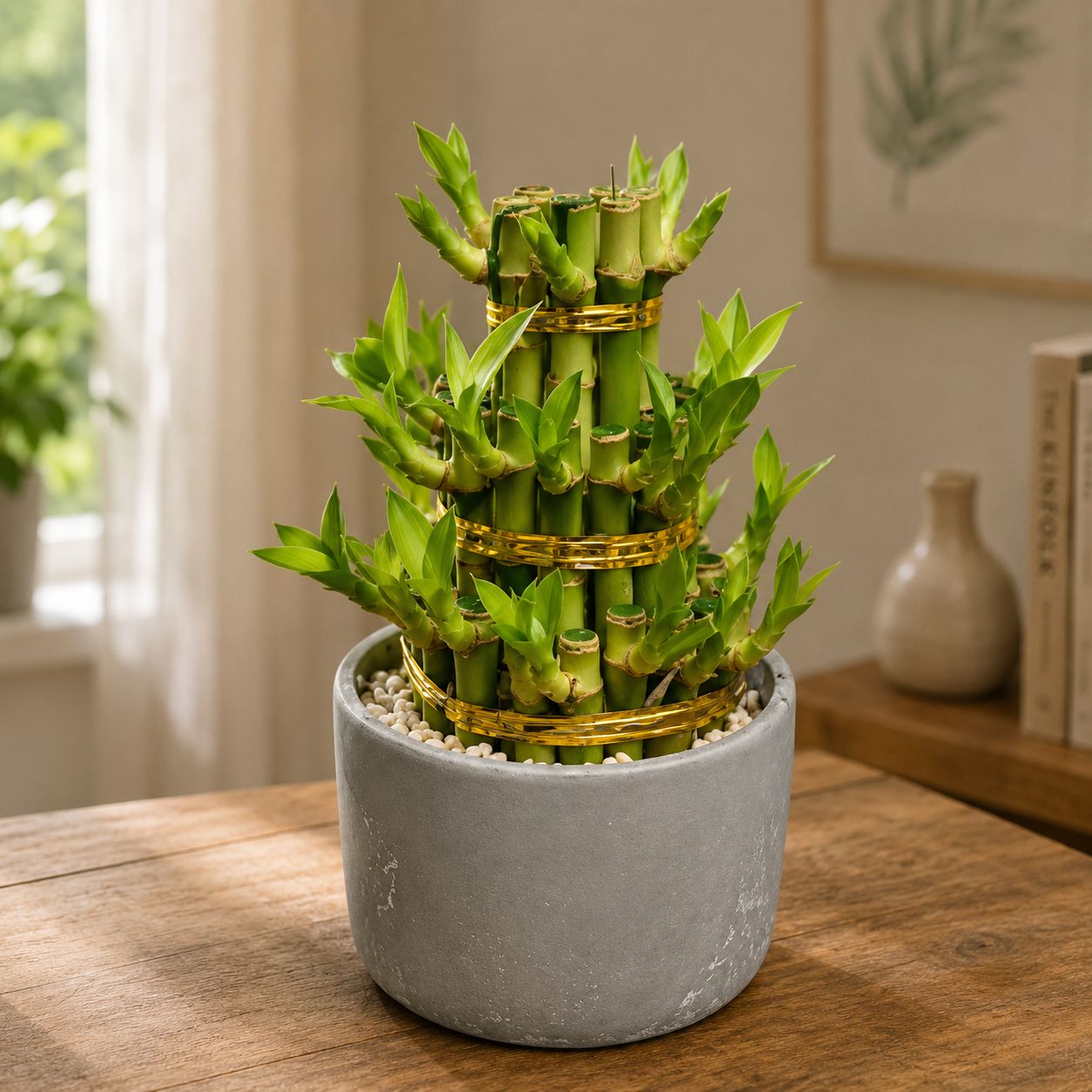 Lucky Bamboo- 3 Tier- 4" Lucky Bamboo- 3 Tier- 4"