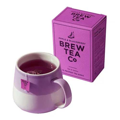 Brew Tea Co. - 15 Proper Tea Bags Apple &amp; Blackberry - box