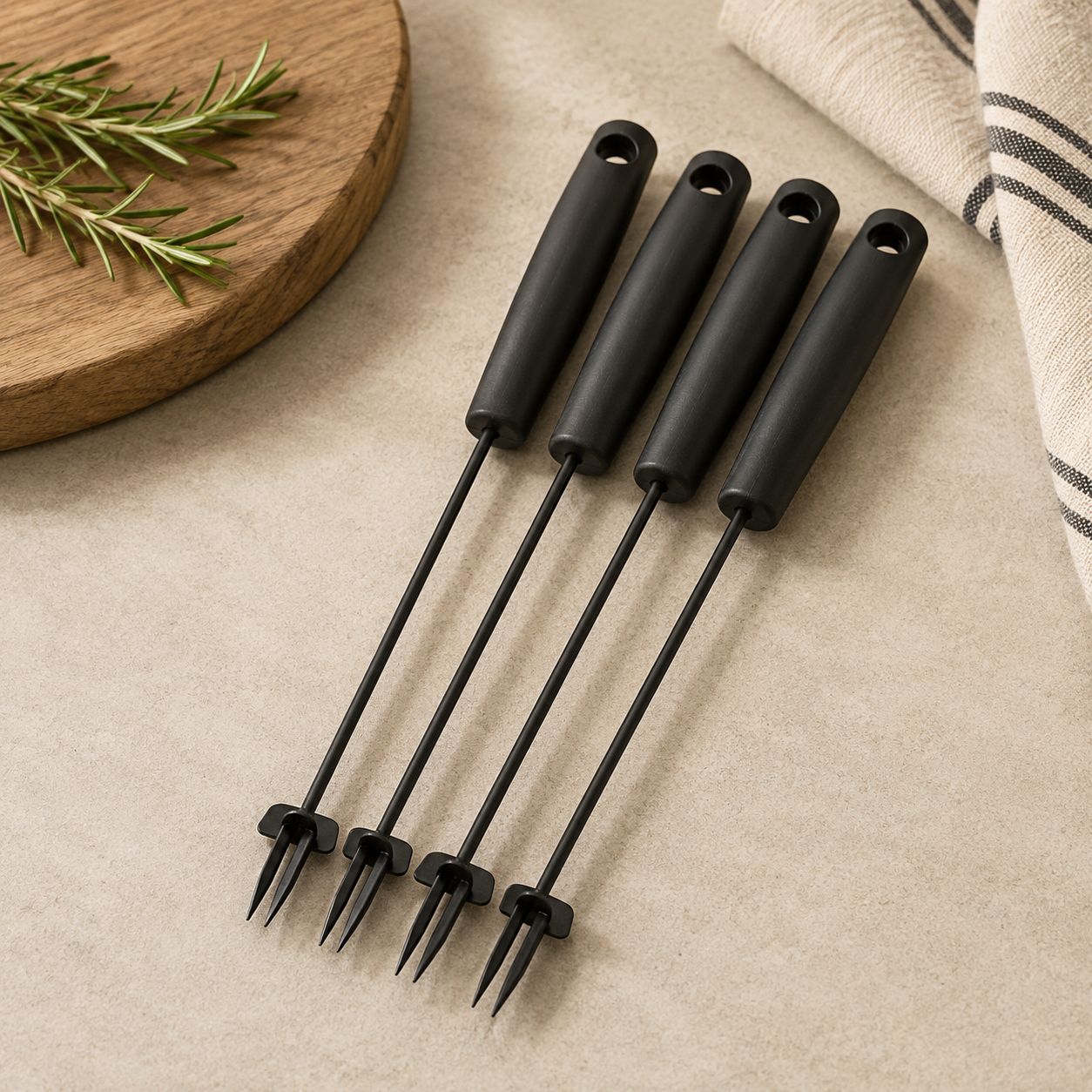 BBQ Skewers Non Stick - Set of 4