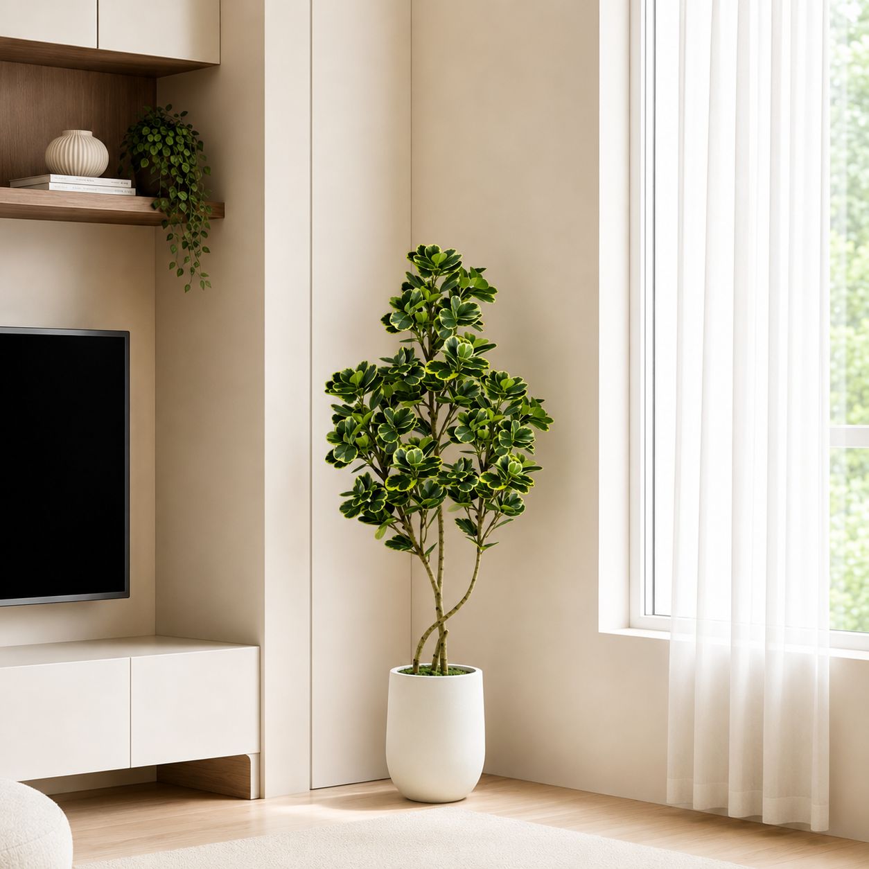 Artificial Ficus in Pot 115cm - 2 Assorted