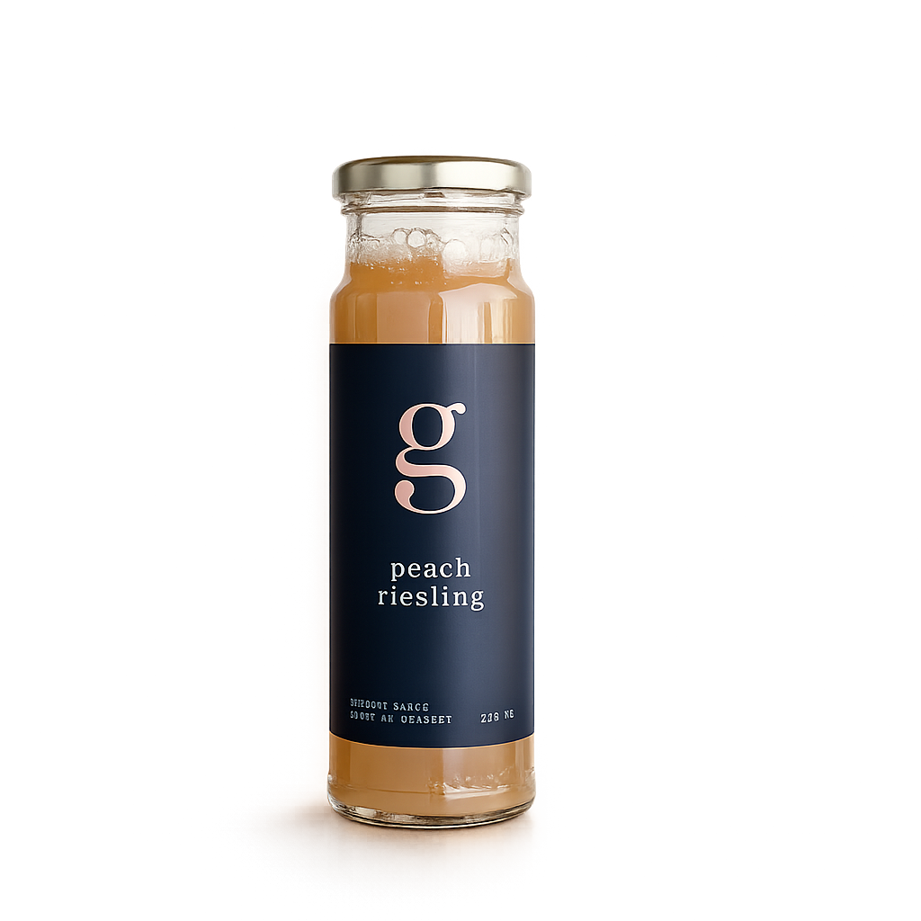 Peach Riesling Dessert Sauce