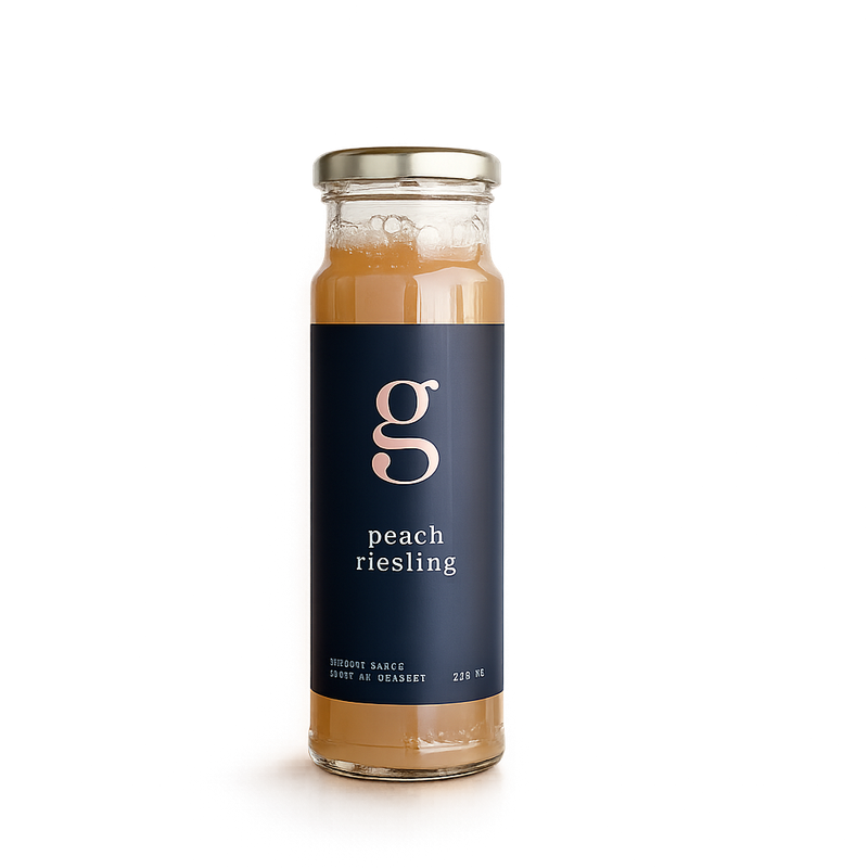 Peach Riesling Dessert Sauce