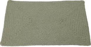 Cotton Placemat 33x48cm - White Sand Green Charcoal Assorted