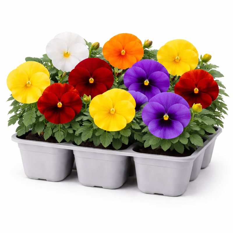 Pansy - Matrix Clear Mix (6 Pack Regular)