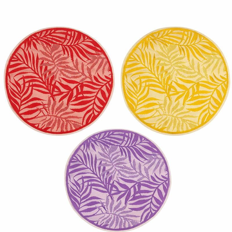 Rug Outdoor Round - 150cm Assorted Colours