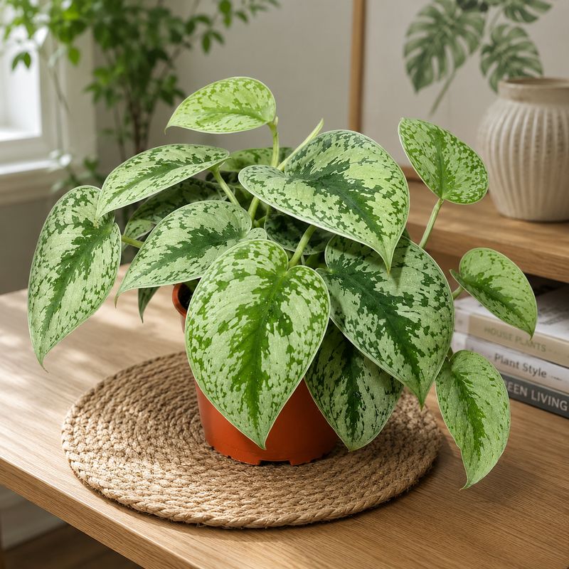 Silver Satin Pothos - 6"