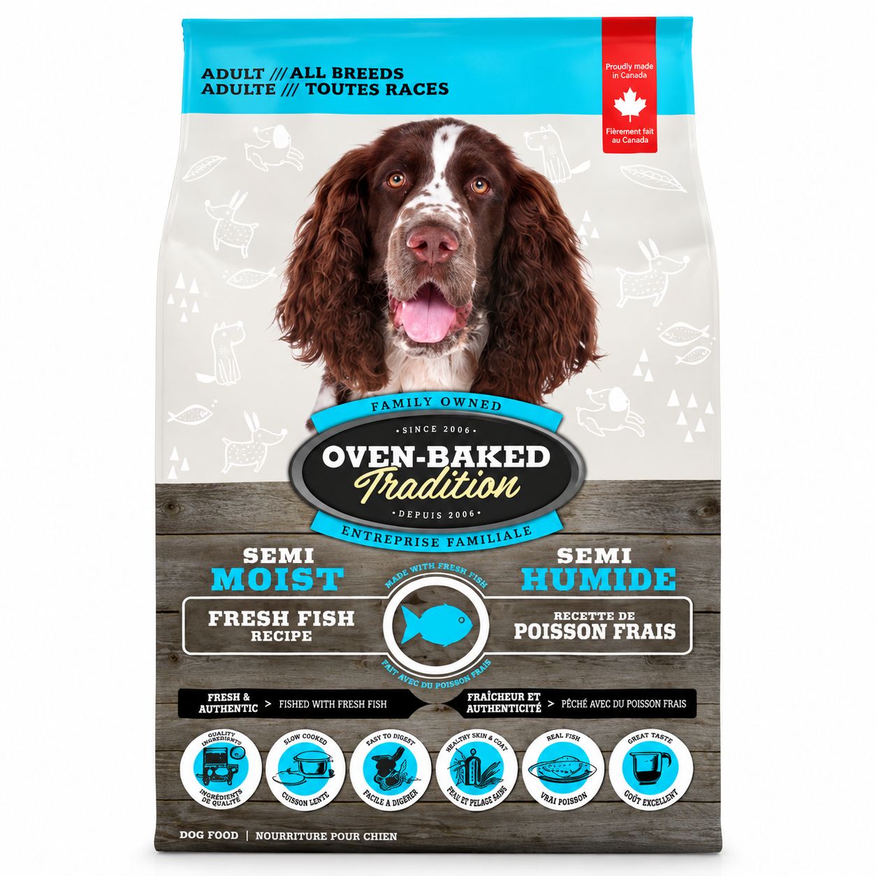 Oven-Baked Tradition Dog SemiMoist Fish 20 lb