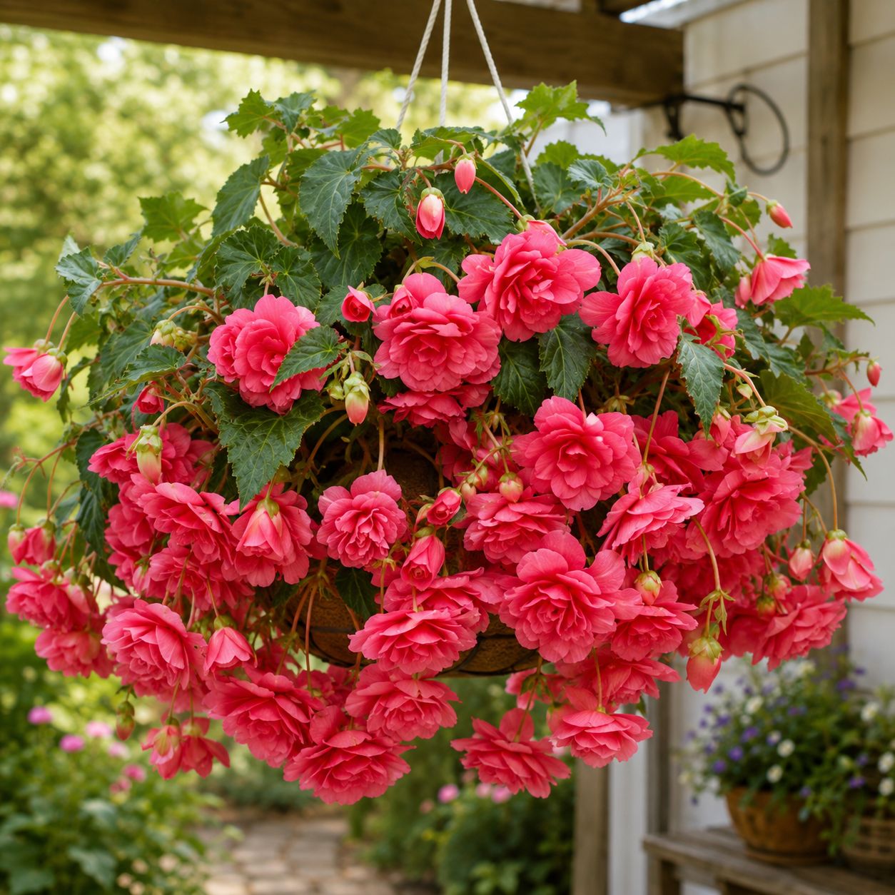 10" Hanging Basket - Begonia