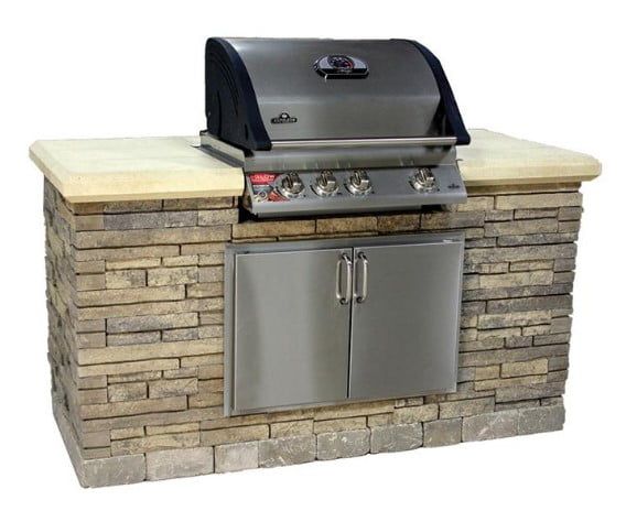 Melville Grill Island w/ Scandina Grey &amp; Midnight - LP