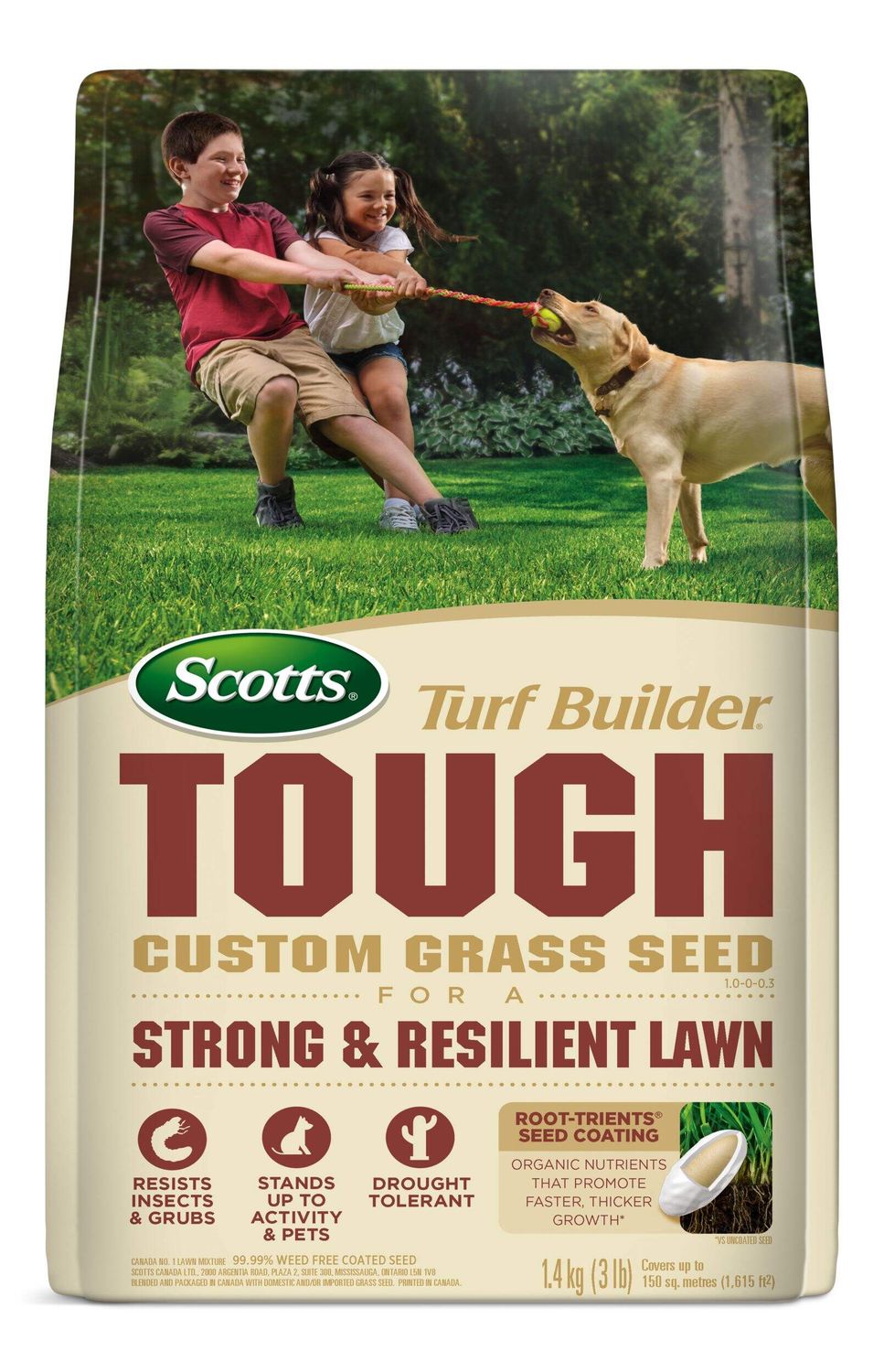 Scotts - Turf Builder Quick + Thick Tough &amp; Resilient Lawn Seed Blend - 1.4kg