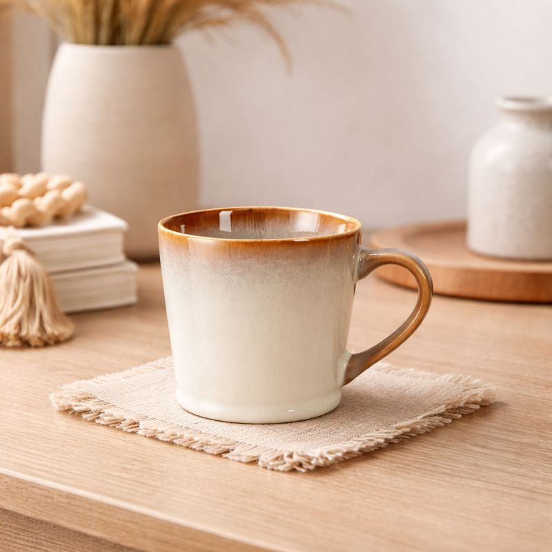 Racco Mug Beige - h9.5xd10cm