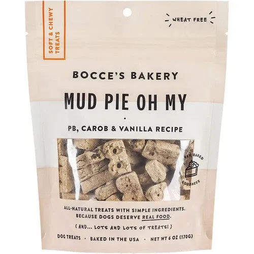 Bocce's Bakery Dog Soft &amp; Chewy Mud Pie Oh My 6oz