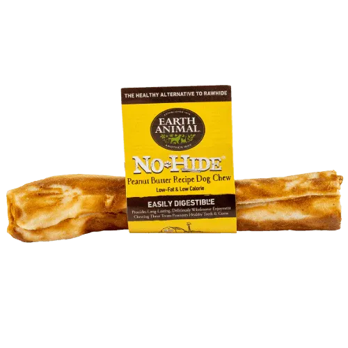 Earth Animal Dog NoHide Chew Peanut Butter Medium 1pk
