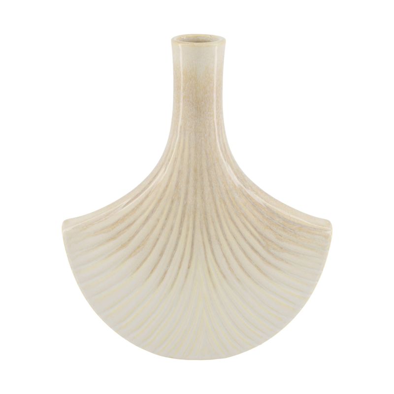 Vase Ceramic 23x10.5x27.5cm - Off White Vase Ceramic 23x10.5x27.5cm - Off White