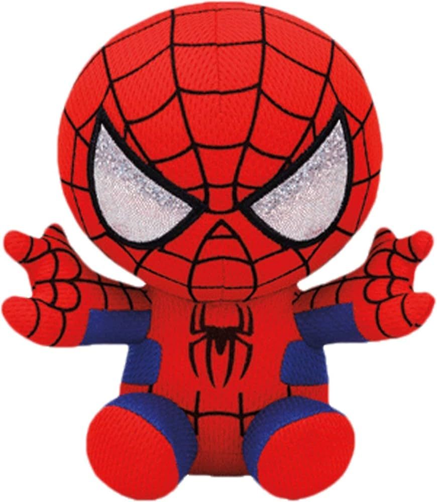 Ty Plushy - Spiderman - Floppy Medium Ty Plushy - Spiderman - Floppy Medium