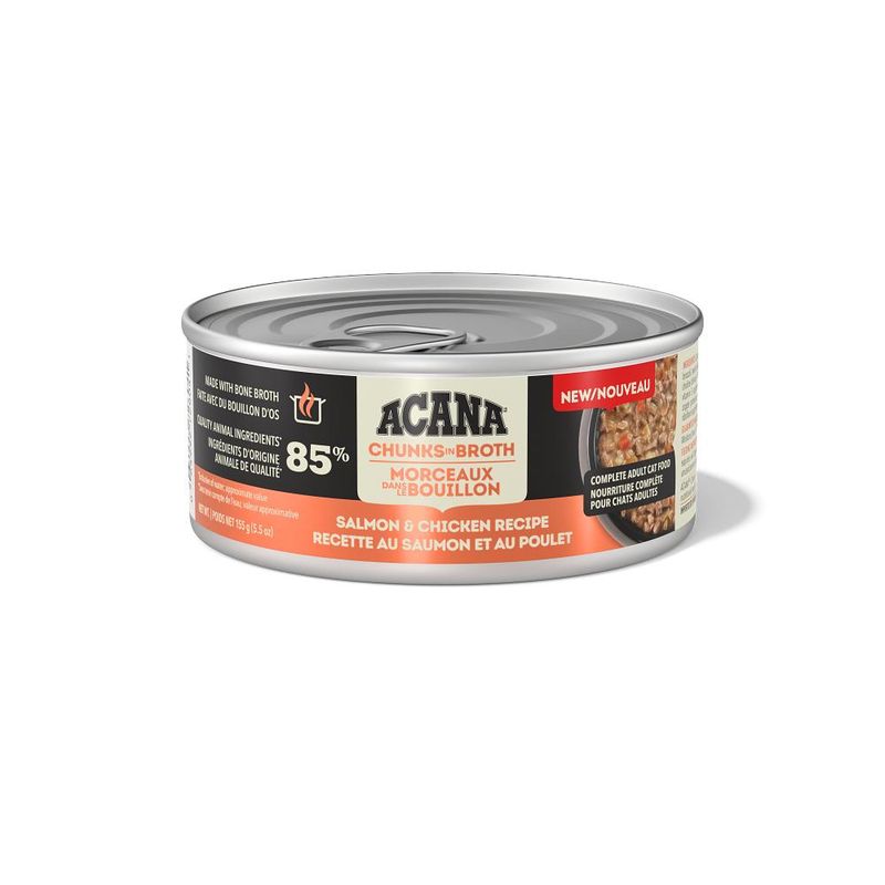 ACANA Cat Chunks in Broth Salmon &amp; Chicken 155g - single