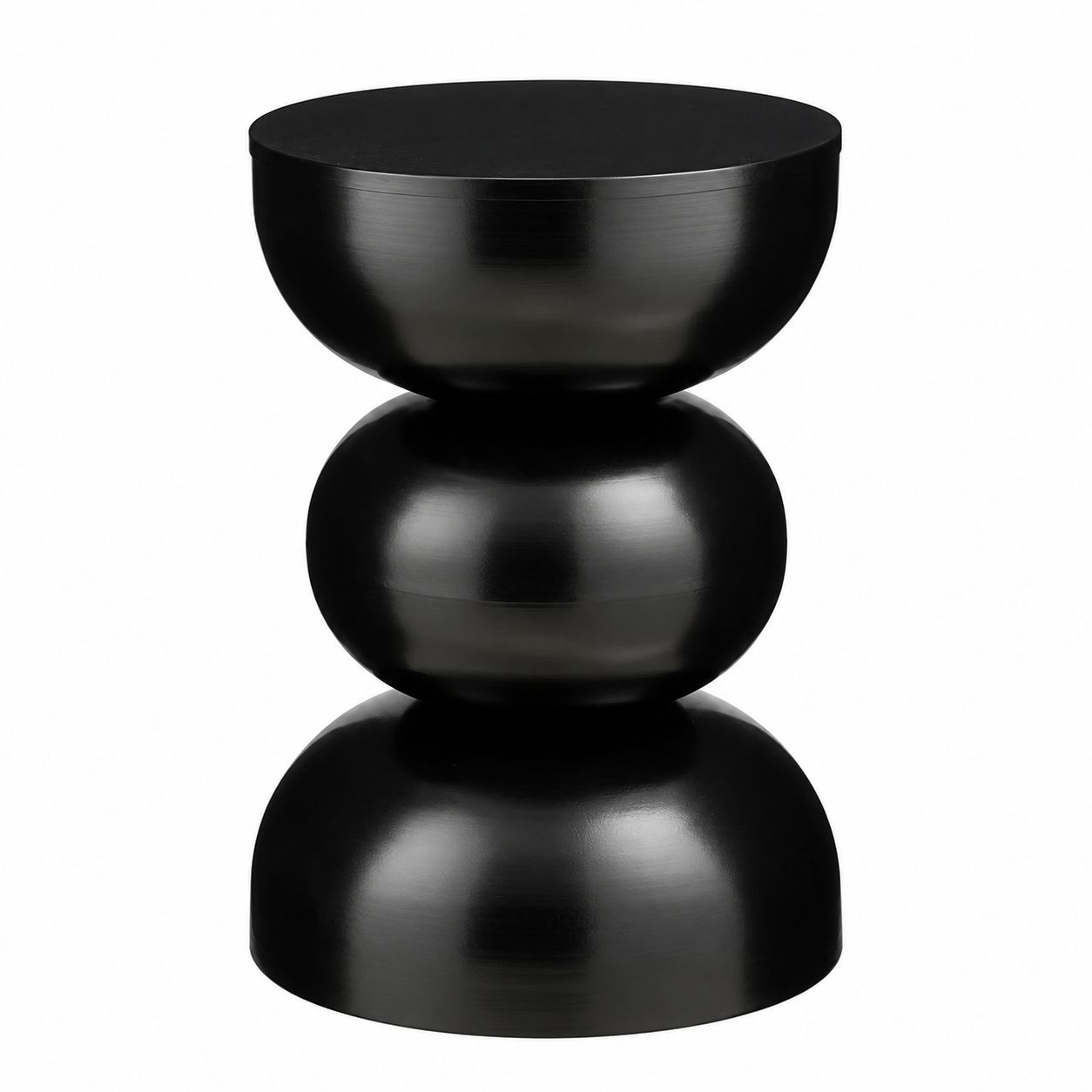 Luna Side Table Black - H46x32cm
