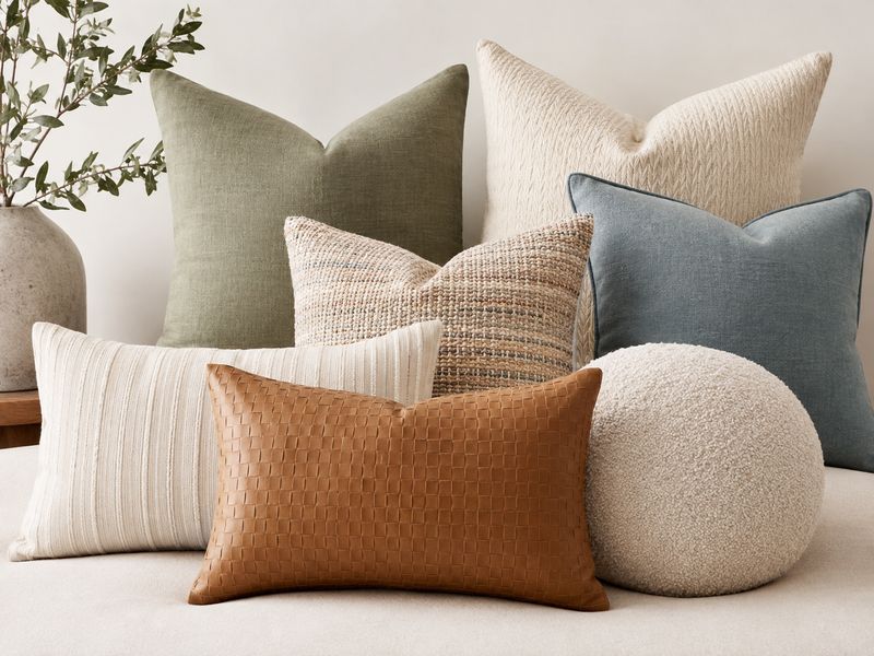 Cushion Monstera Leaf Polyester 45x45cm