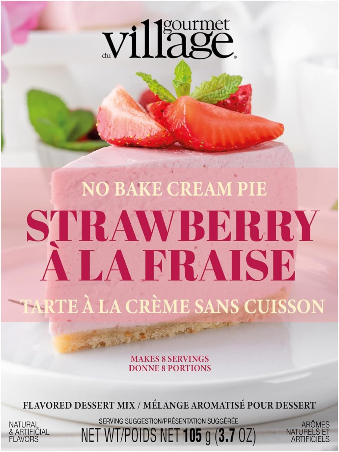 No Bake Strawberry Pie Box