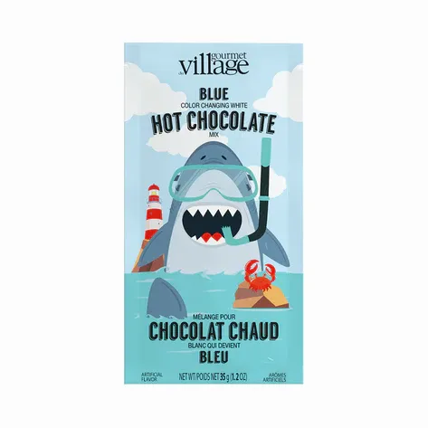 Mini Hot Choc Shark (Blue)
