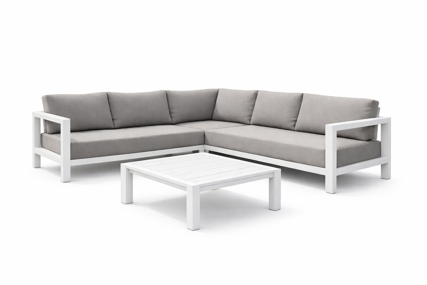 Atlantic 3PC Sectional Set - White