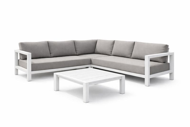 Atlantic 3PC Sectional Set - White