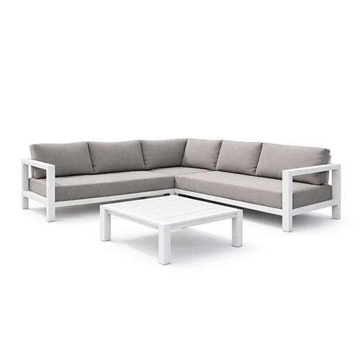 Atlantic 3PC Sectional Set - White
