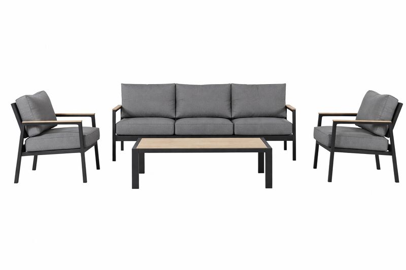 Isola Aluminum 4PC Conversation Set