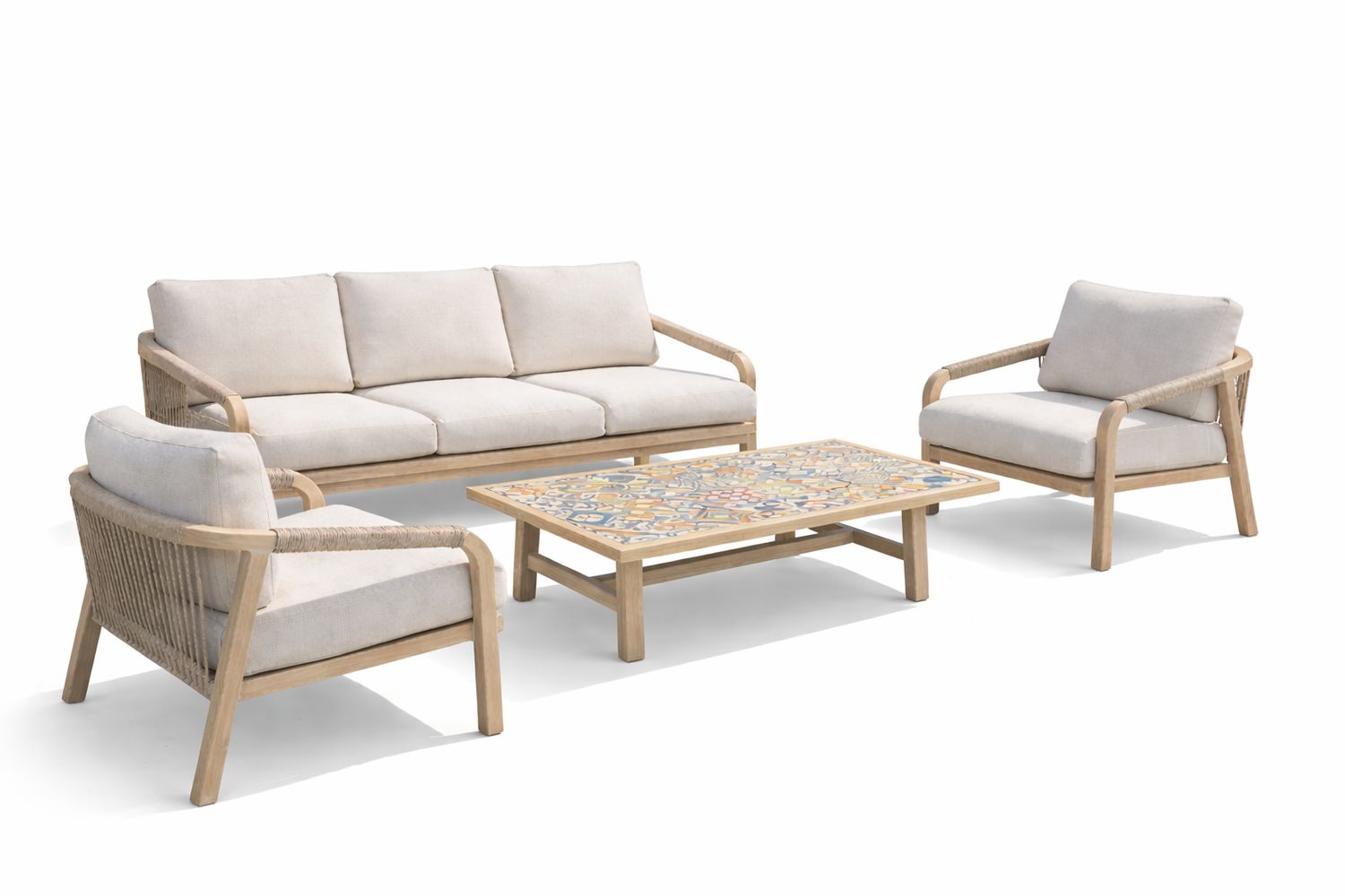 Issa  Aluminum 4PC Conversation Set