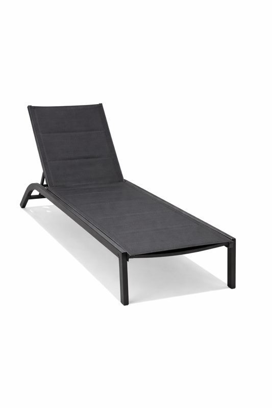Eclipse Sunlounger - Gunmetal