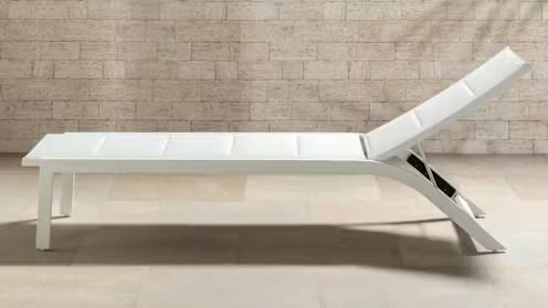 Eclipse Sunlounger - White