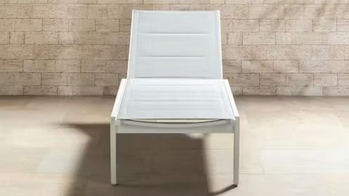 Eclipse Sunlounger - White